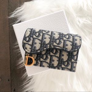 Dior Oblique Saddle Card Holder